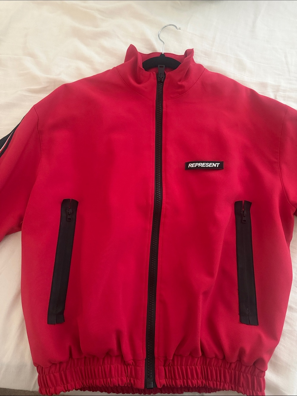 Represent Union Jack Track Jacket – Red/Black